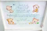 Trusou botez personalizat ursuleti