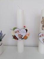 Lumânare botez - animalele pădurii - imagine 4