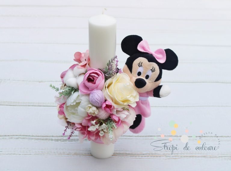 Lumânare botez -Disney-Minnie Mouse