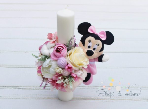 Lumânare botez -Disney-Minnie Mouse