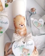 Lumânare botez imprimată -Ursuleț - imagine 2