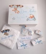 Trusou botez - Ursuleț cu baloane - imagine 6