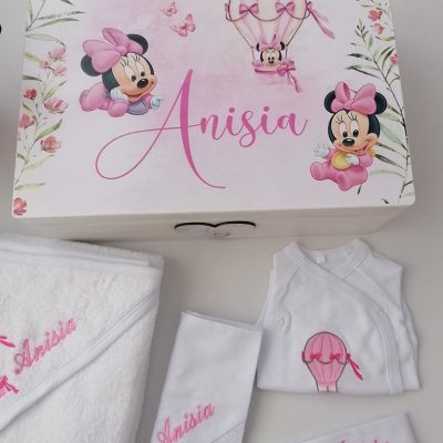 Trusou botez - Balon cu Minnie Mouse