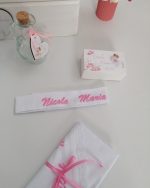 Trusou botez -Fetita cu flori in brate - imagine 11