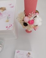 Trusou botez -Fetita cu flori in brate - imagine 9