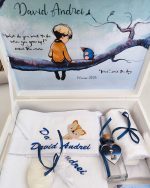 Trusou botez personalizat pentru băiat – model Băiatul, Cârtița, Vulpoiul și Calul - imagine 10
