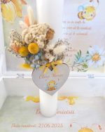 Trusou botez personalizat pentru fetiță – model Albinuța - imagine 5