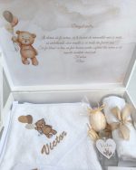 Trusou botez personalizat pentru băiat – model Ursuleț de Poveste - imagine 5