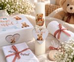 Trusou botez personalizat pentru băiat– 4 ursuleti - imagine 6