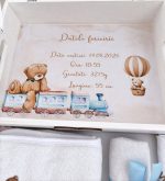 Trusoul de botez personalizat pentru băiat – model Ursuleț de Poveste-albastru - imagine 6